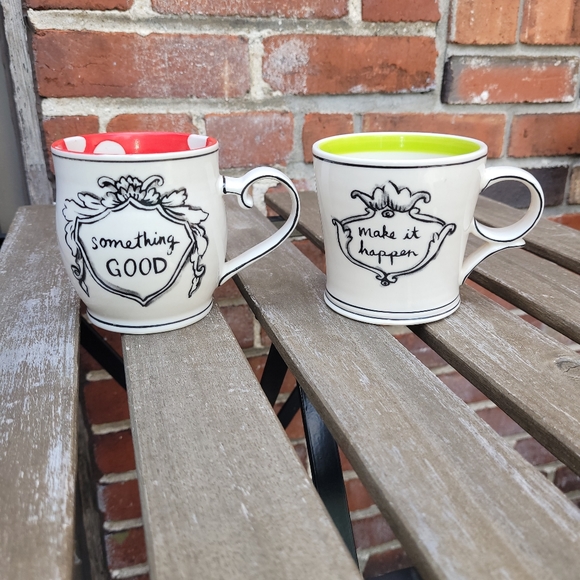 Anthropolgie Molly Hatch Inspirational Mugs - Picture 4 of 14